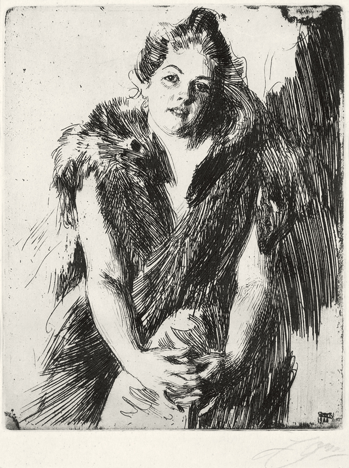  安德斯·莱奥纳德·佐恩 Anders Leonard Zorn —— 佐恩(素描) (11)